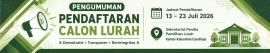 PANITIA PEMILIHAN LURAH CANDIREJO UMUMKAN MASA PENDAFTARAN CALON LURAH !